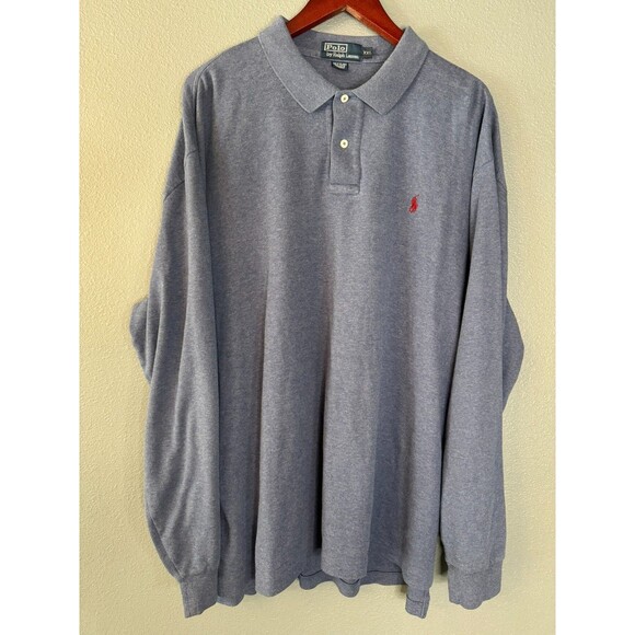 Polo by Ralph Lauren Other - Polo Ralph Lauren Long Sleeve Polo Shirt Men’s 2XL Classic Preppy Pony Blue